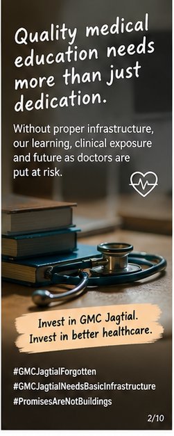 Vishnupriyaredi's tweet photo. College and hostel buildings and basic requirement for any medical student 
NMC have a look on GMC Jagtial
#GMCJagtialForgotten #GMCJagtialNeedsBasicInfrastructure #PromisesAreNotBuildings https://t.co/xc0uyHHWIX
