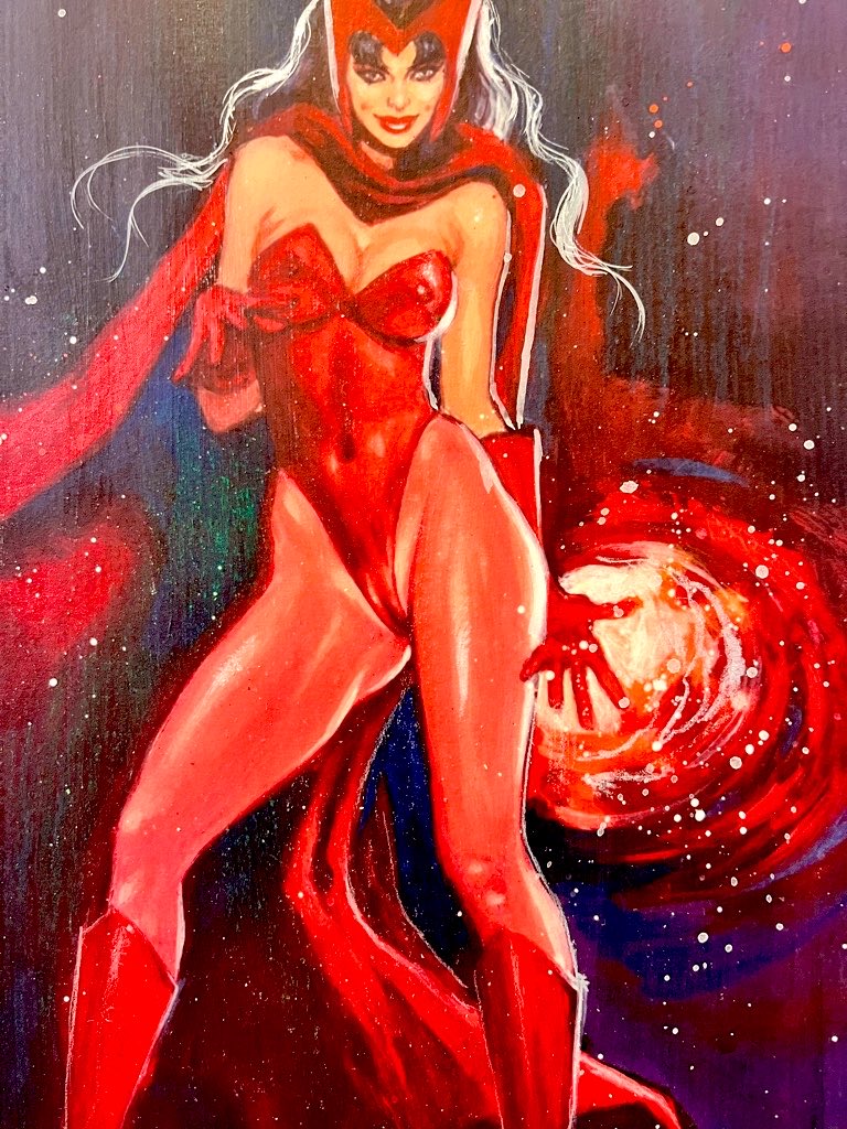 MARK_BEACHUM's tweet photo. Check out Wanda Maximoff Scarlet Witch v3 OOAK Enhanced Giclee Sexy Pinup Art MARK BEACHUM 

https://t.co/R4ehWr5rPC 

#wandamaximoff #scarletwitch #comicbooks #comicbookartist #markbeachum #pinupart #marvel #marvelcomics #marvelfan #pinup https://t.co/ikRVAvVdUu