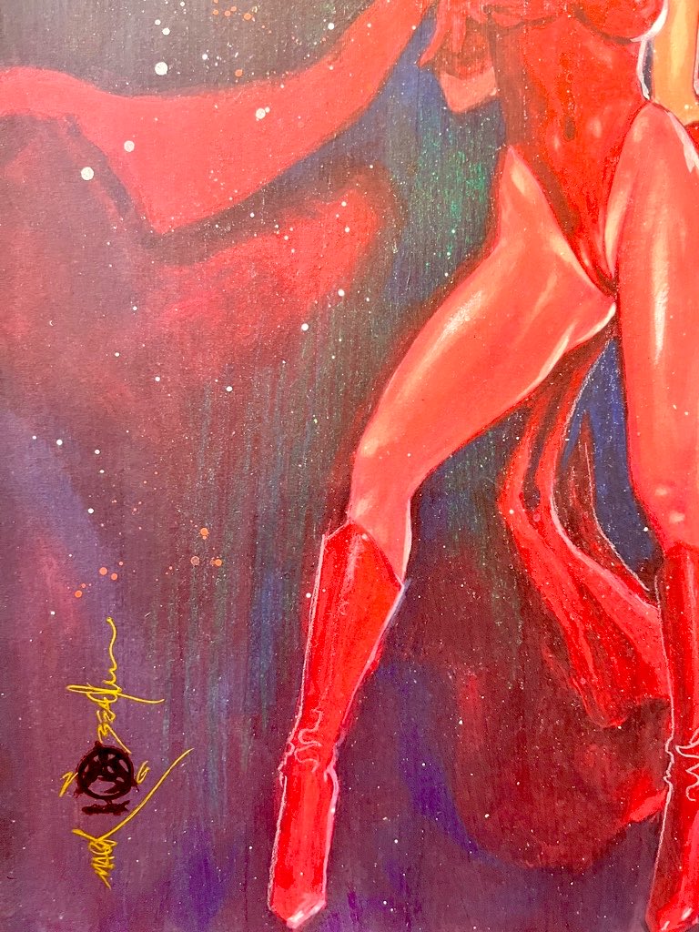 MARK_BEACHUM's tweet photo. Check out Wanda Maximoff Scarlet Witch v3 OOAK Enhanced Giclee Sexy Pinup Art MARK BEACHUM 

https://t.co/R4ehWr5rPC 

#wandamaximoff #scarletwitch #comicbooks #comicbookartist #markbeachum #pinupart #marvel #marvelcomics #marvelfan #pinup https://t.co/ikRVAvVdUu
