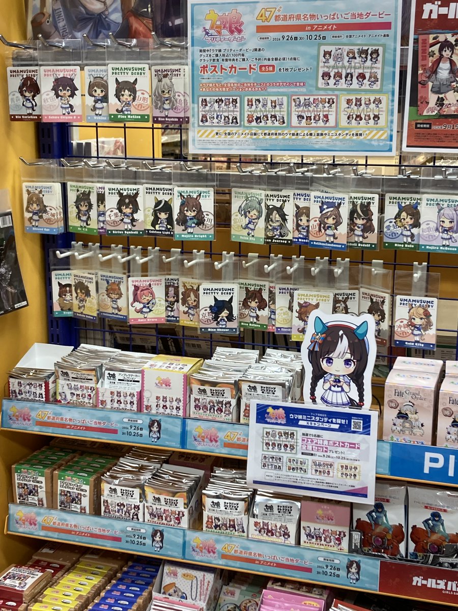 animatekushiro's tweet photo. ＼私の走りで、苫小牧に輝きを…！／

#ウマ娘 コーナーにて、
苫小牧のロコドルで観光大使も務める
ホッコータルマエちゃんを応援展開中‼️

ご来店の際は要チェッククシ✨

#ホッコータルマエ
#けっぱれタルマエ https://t.co/EQbO5R4ppK