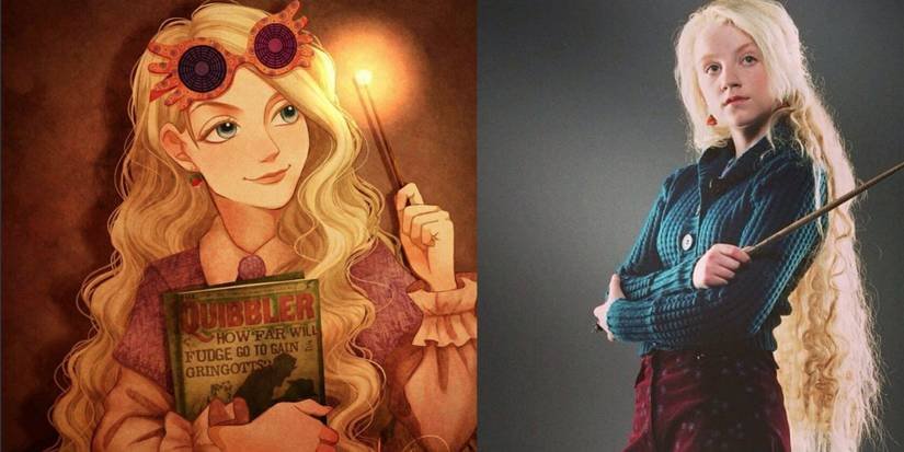 leemarh7099's tweet photo. Movie Luna Lovegood is lovable, but I think the films completely soften how complicated and, at times, heartbreaking her character actually is in the books.

In the movies, Luna’s weird beliefs are mostly treated as charming and whimsical. We hear about the bullying, but rarely see how bad it actually is. In the books, it’s much worse. Even Ginny casually calls her “Loony,” Neville doesn’t want to sit with her on the Hogwarts Express until Ginny reassures him it’s okay, and people openly point and laugh at her in the corridors. Even Hermione, who knows what it’s like to feel like an outsider, can be dismissive of Luna.

Book Luna also gets genuinely irritated and angry, especially when she clashes with Hermione. Their arguments become this whole science-versus-faith dynamic. Luna believes things without needing proof, while Hermione needs evidence, and they constantly butt heads over it. The movies mostly remove that side of Luna and make her much more consistently calm and airy.

Then there’s Luna’s bedroom. When the trio visits the Lovegood house, we discover she has painted huge pictures of Harry, Ron, Hermione, Neville and Ginny on her ceiling. It’s sweet at first, but it’s also kind of heartbreaking. These are people she only became close to relatively recently, yet she’s surrounded herself with their faces. And while they clearly like Luna, her feelings toward them seem much stronger. She lives nearby, yet she isn’t even invited when Harry, Ron, Hermione and Ginny are all together at the Burrow before school. That friendship feels strangely unbalanced.

And I really dislike the movies giving Luna and Neville a romantic flicker in Deathly Hallows. They both have complete character arcs without needing romance to finish them. In the books, they’re simply friends, and that’s enough.

But the darkest part might actually be Luna’s relationship with her father. The movies make the Quibbler look like an alternative newspaper that publishes Harry’s side of the story. The books show what Xenophilius actually believes and publishes: conspiracy theories about Sirius Black being musician Stubby Boardman, claims that Cornelius Fudge is a goblin serial killer, and his obsession with the Crumple-Horned Snorkack. He even keeps a dangerous Erumpent horn in his house because he genuinely believes it’s something else, and it nearly destroys the place.

So Luna wasn’t just a quirky girl who happened to believe strange things. She was raised by a father who taught her to distrust almost everything everyone else believed, while filling her head with misinformation that he genuinely believed himself. Then she goes to school and gets ridiculed for believing those exact things.

The movies made Luna charming.

The books make Luna charming, lonely, angry, fiercely loyal, and much more complicated than the “quirky girl” image the films gave us.