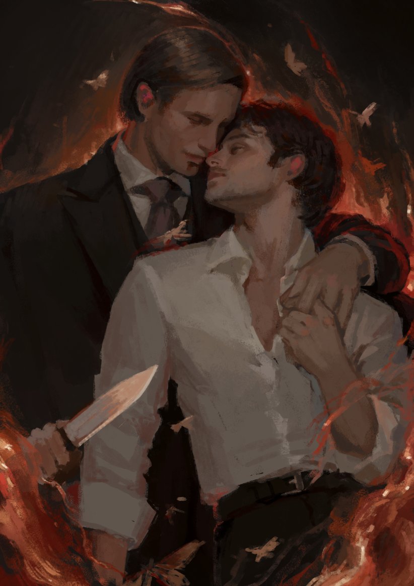 BWksfzlQtF5Hjx4's tweet photo. Love like a moth drawn to the flame
#HANNIBAL #hannigram #art
#madsmikkelsenㅤㅤㅤ https://t.co/RVomOnCFmq