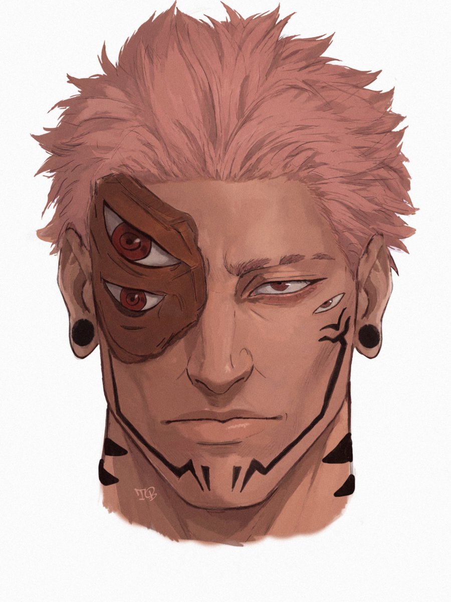 THRONEINBLOOD's tweet photo. no I’m not back, I’m gonna post this masterpiece I made and disappear. enjoy. #sukuna https://t.co/19pXNAl2WS