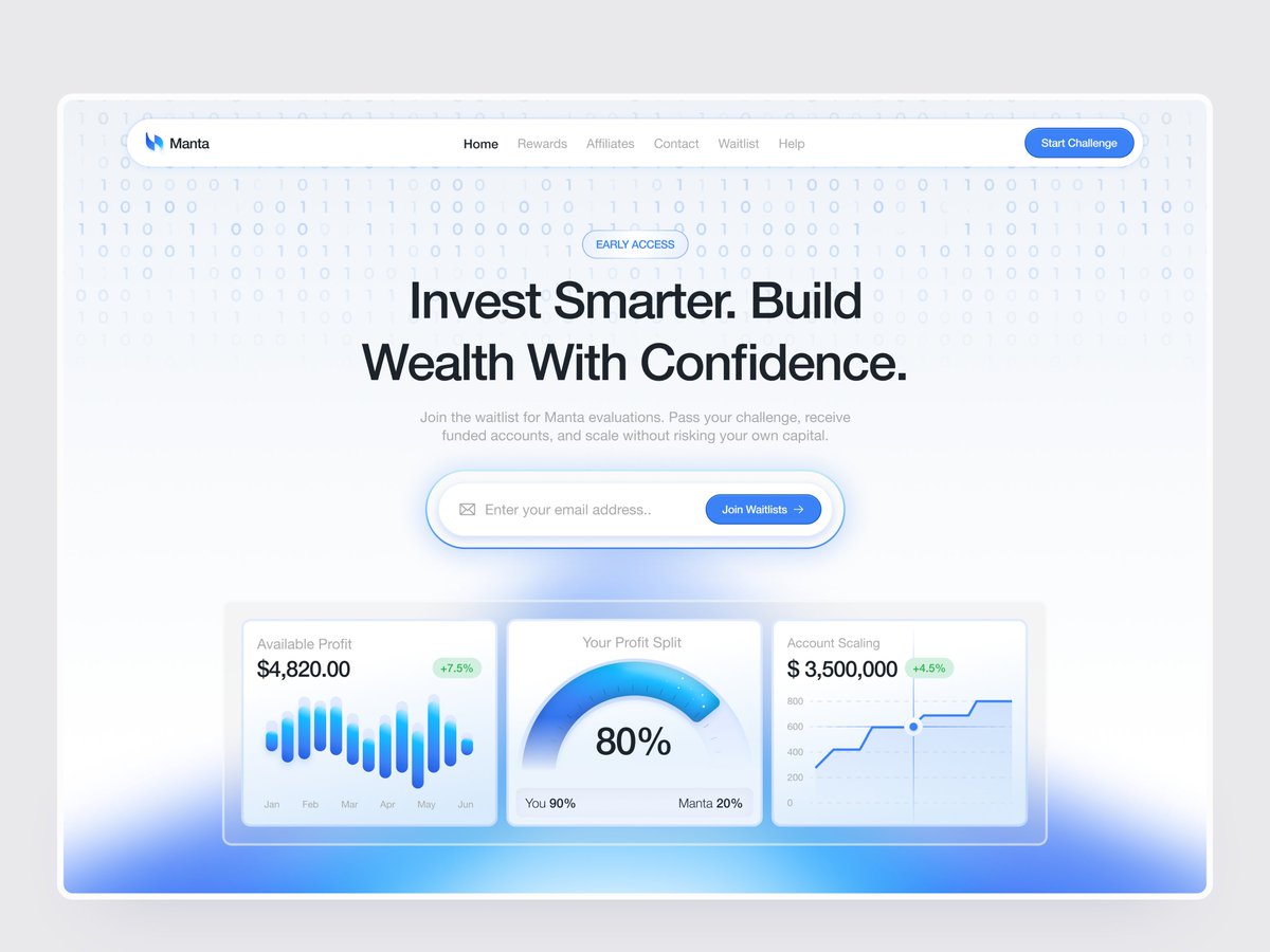 XoraaStudio's tweet photo. A clean and modern landing page concept for a financial trading platform.
#webdesign #cleandesign #financialdesign #trading #uidesign #uiuxdesign https://t.co/z2zYYfRd0u
