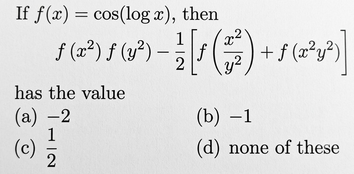 Acumen_Prime's tweet photo. #Solve #Mathematics #maths #functions
Solve the question https://t.co/V55JddCXaK