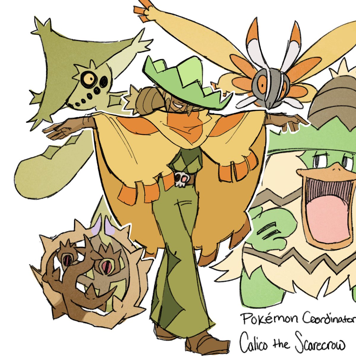 Ruffsketch__'s tweet photo. Calico color mockup~
Thank you so much for supporting my OC!

#pokemon https://t.co/10maJcUF51