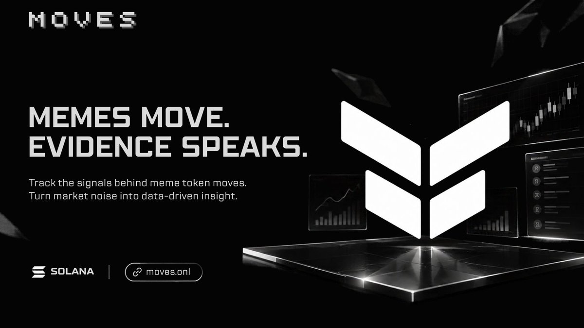 MovesOnl's tweet photo. Meme tokens are volatile, but your strategy shouldn’t be. Let evidence guide you. We turn market noise into actionable data-driven insights. https://t.co/u5K48J2cAX