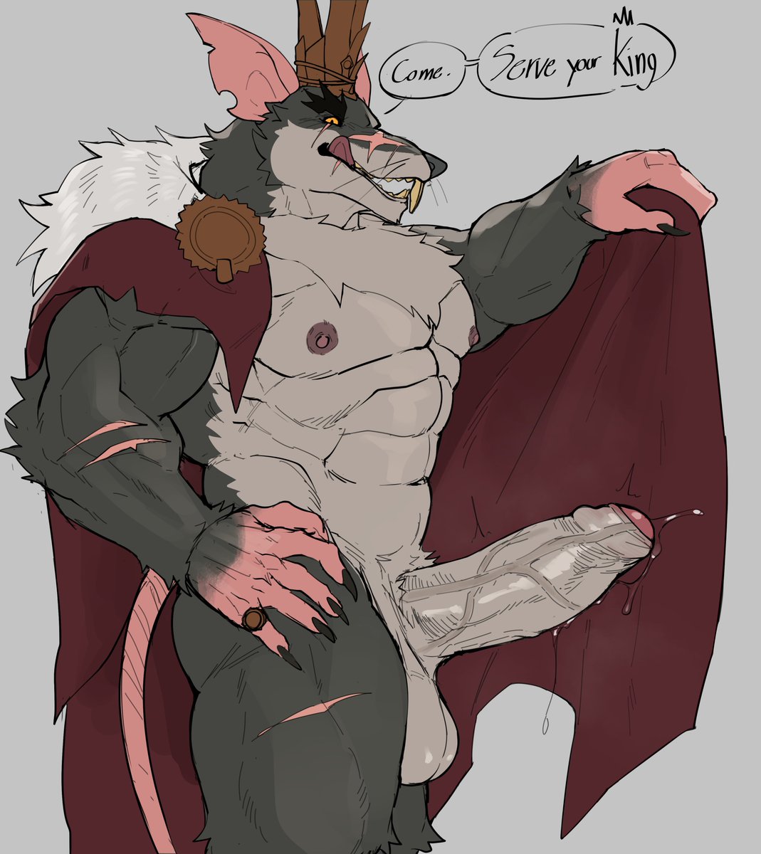 ShikaneWolf's tweet photo. Doodle 

Funny Ratman https://t.co/dkg5hDeTAy