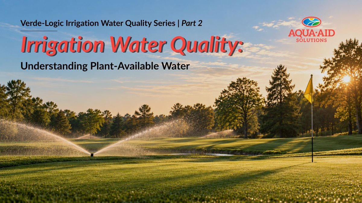 Solutions4Turf's tweet photo. Water in the soil doesn’t always mean water available to the plant.

VWC measures moisture, but how much of that water can turfgrass actually use?

In Part 2 of our Irrigation Water Quality series, we explore how soil properties and water chemistry influence plant-available water and irrigation efficiency.

Read more: https://t.co/qk8oqYM6bp

#SolutionsPeople #Irrigation #WaterQuality #VerdeLogic #TurfgrassManagement #WaterUseEfficiency
