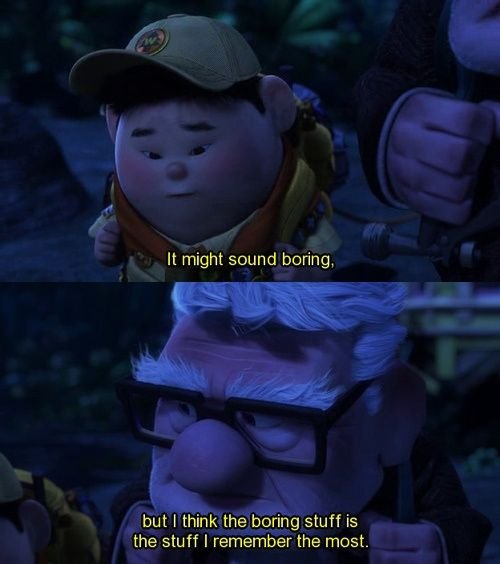 Safacxmo's tweet photo. Up (2009) reminds us that life’s most ordinary moments can become our most precious memories. Sometimes, the “boring stuff” is what we remember the most. 🥹💙
#Up #Pixar #MovieQuotes #Cinema #LifeLessons #Nostalgia #MovieLovers https://t.co/rxvs8bBi9i