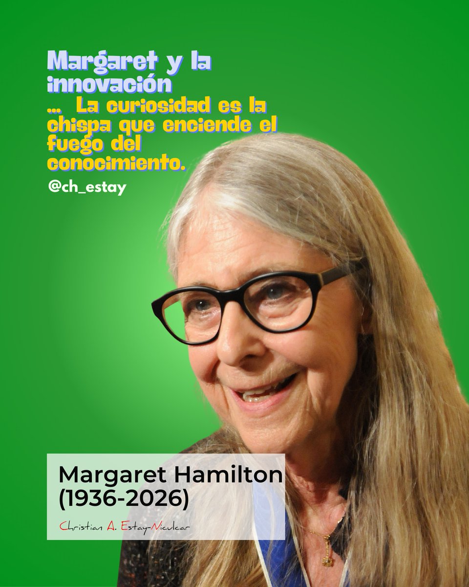 ch_estay's tweet photo. #MargaretHamilton #Apollo11 #WomenInSTEM #NASAHistory #SoftwareEngineering #SpaceRace #HistoricalDiaries #RealHistory #NASA #ApolloProgram #SpaceHistory #moonlanding #christianestay #estayconsulting #innovandolainnovacion @EstayConsulting https://t.co/q3AccnDhnD