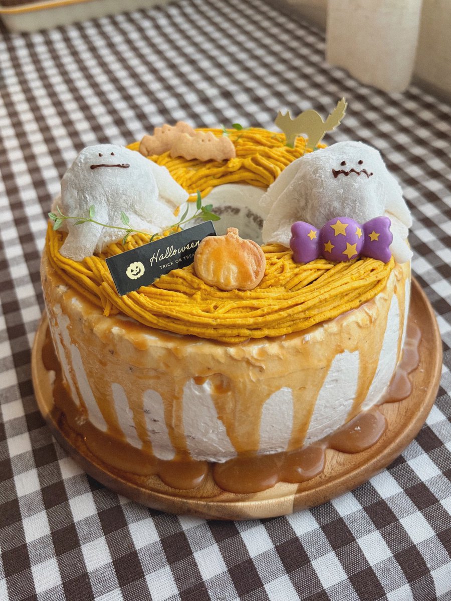 hana_suger_'s tweet photo. ハロウィンシフォン https://t.co/TnzA05S3jC