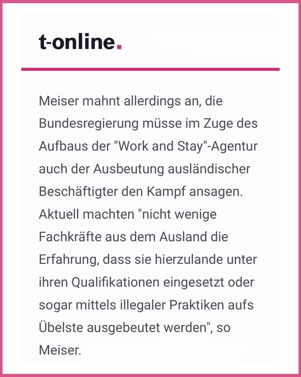 pascalmeiser's tweet photo. Absolut unverständlich, dass die Bundesregierung bei der Schaffung einer einheitlichen Anlaufstelle für Fachkräfte aus dem Ausland nicht vorankommt. Doch es hapert leider nicht nur daran. 😤 @tonline berichtet: ⤵️ https://t.co/jps2gAtO2P
