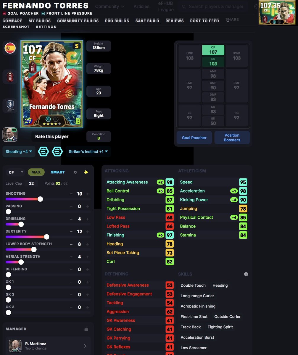 Godswillzaq's tweet photo. Official stats🔥

Aguero is the target 🙏🏽 @play_eFootball https://t.co/i3XwPyZbE2