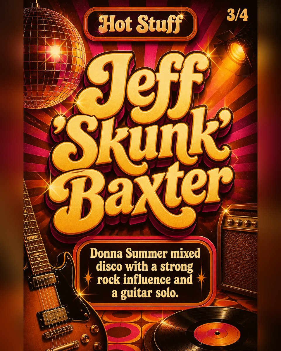 Bright_Hours's tweet photo. Hot Stuff brought a guitar solo to disco.

Hot Stuff - Donna Summer, 1979

#HotStuff #DonnaSummer #Disco #SeventiesMusic #RockInfluence

Made with AI https://t.co/MMzzi0YmZd