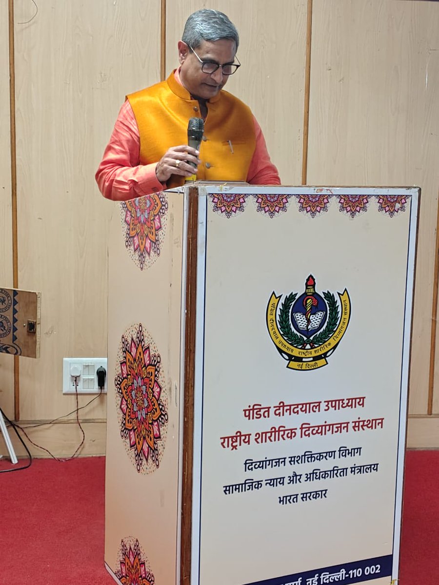 DCPCR's tweet photo. Hon’ble Chairperson, DCPCR, @OPVyas12 participated in the Capacity Building Programme on Disability for Child Protection Functionaries, organised by PDUNIPPD, New Delhi, in partnership with Udayan Care.

@gupta_rekha 
@CMODelhi https://t.co/ku4wz3wN4c