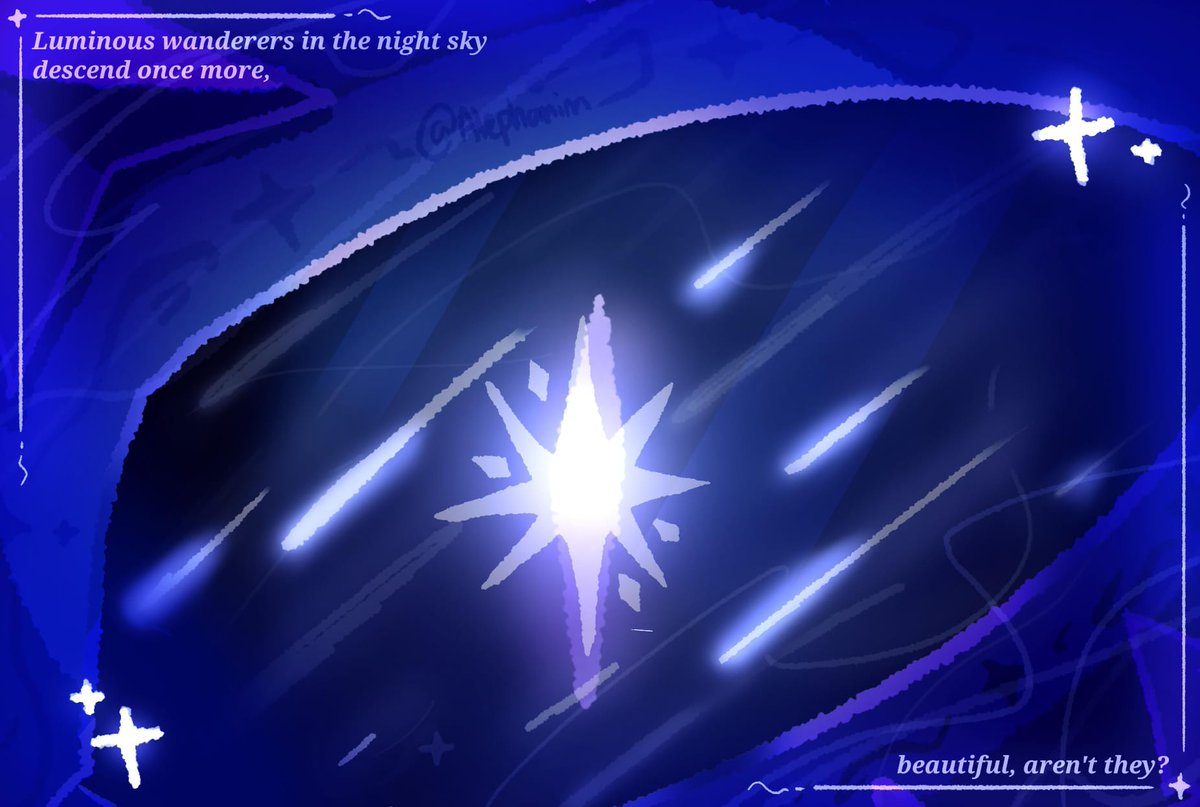 Alephanim's tweet photo. (Catching up)
DAY 1 - STARGAZING!
Featuring Stargazer Rocket!!1!1

[Textless w/ borders and borderless + textless versions included]

#phightober #phighting #phightingfanart #phightober2026 https://t.co/DjBJb2xc8l