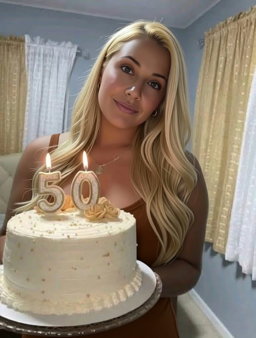 Rimsha4x's tweet photo. Today I turn 50 years old, I have no husband, no children, no family, and the cake🎂 I made myself. https://t.co/R9LkHrZ7Ys