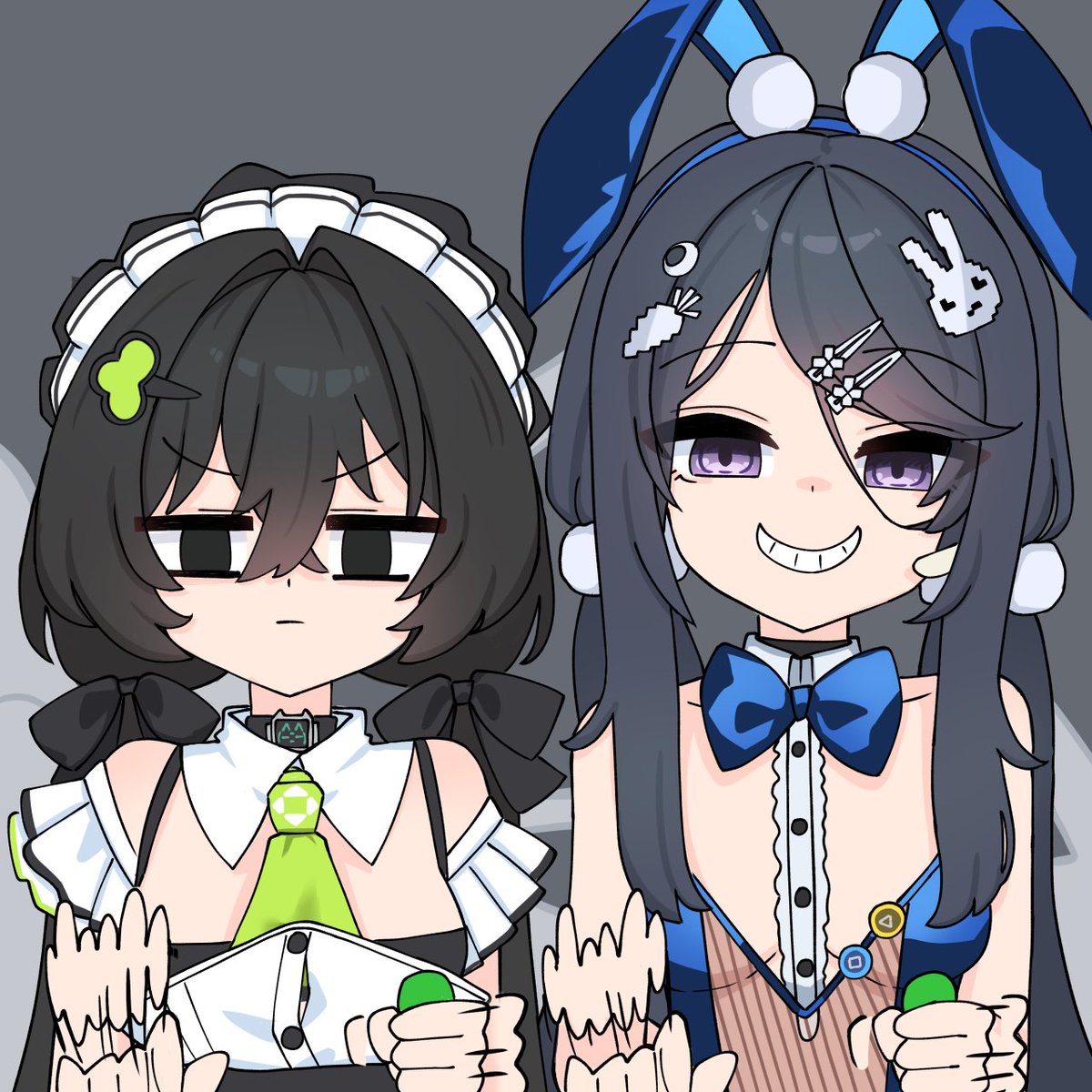 TengT_E's tweet photo. 트로니 vs 엑시아

#NIKKEfanart #NIKKE https://t.co/o4ZBfFrZAM