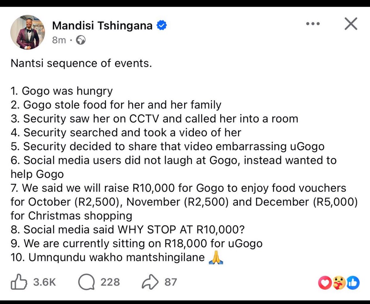 LadyM1306's tweet photo. South Africans I love you. 🥺♥️ https://t.co/OTGI9umZsw