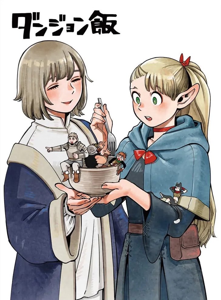 sdjsnumber1fan's tweet photo. happy international lesbian day to my favs #farcille #ダンジョン飯 #deliciousindungeon https://t.co/hqdaaB855K