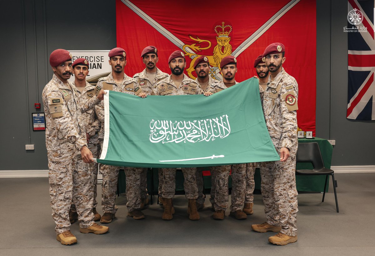 modgovksa's tweet photo. #القوات_البرية تحقق الميدالية البرونزية في مسابقة «كامبريان باترول 2026» التي أُقيمت في المملكة المتحدة، بمشاركة 35 فريقًا من الدول الشقيقة والصديقة. https://t.co/p5dfKRr6K5