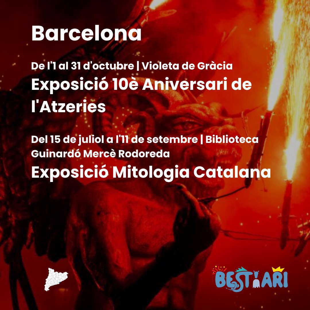 Bestiari_Cat's tweet photo. La cultura popular no s'atura! A quines activitats anireu? 🙌 

🔗 Consulta aquí l'agenda https://t.co/zcrL6puTv6
 
❗ I si vols que la teva activitat aparegui a l'agenda del Bestiari, envia'ns la informació a comunicacio@bestiari.cat

#Bestiari #Culturapopular https://t.co/huNZWmOe84