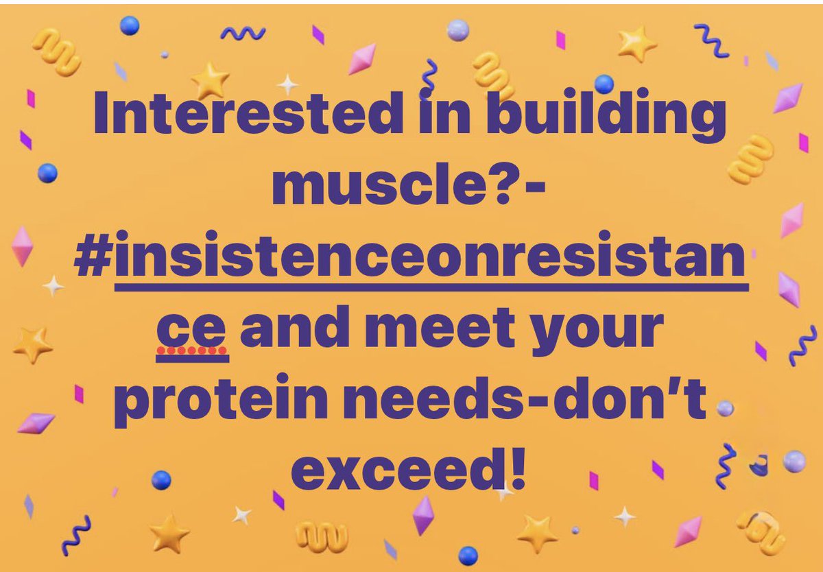 lesliebonci's tweet photo. TY @mackinprof for providing the science behind the recommendations for protein requirements. Under or overconsumption of protein is not the goal. Strength training is the primary driver if the goal is to build muscle and protein can assist with navigation to get you there. https://t.co/kk4pHfg7L8