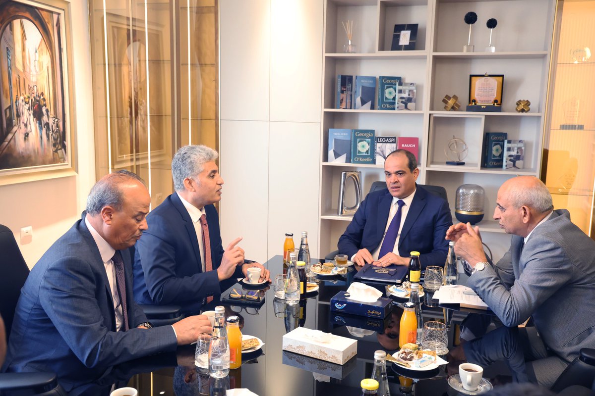 OSS_Comms's tweet photo. In Tripoli, the @OSS_Comms and Libya’s Ministry of Water Resources explored new avenues for cooperation to develop projects aligned with national priorities and facilitate access to #climate_finance. https://t.co/Wvlg8yHCUl