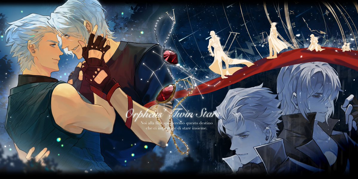 Harilulyvivanh's tweet photo. 【We are like the binary stars of Orpheus, but will eventually reunite.】 ​​​
this is my early work,but I like it.😊
#DMC #dmcdv https://t.co/S06JWb2vpA