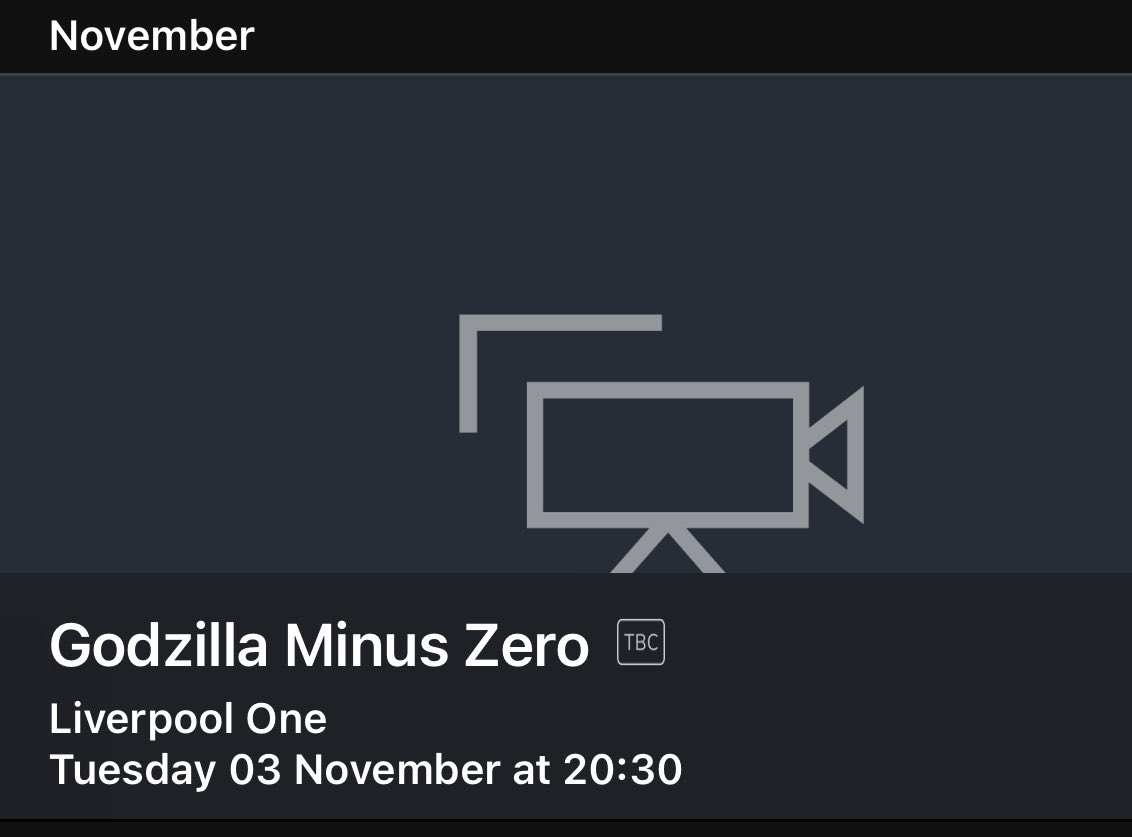 Jruss2389's tweet photo. Tickets secured for Godzilla Minus One in IMAX  @ODEONCinemas 🙂🍿#Godzilla #GodzillaMinusOne #Odeon https://t.co/ZMDd795Vmt