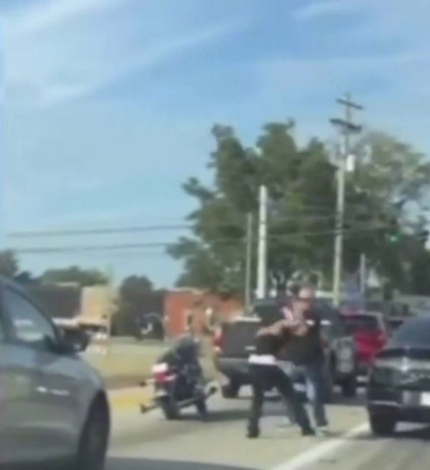 WhiteGirl_FL's tweet photo. 🚨 RACE HOAX

black woman Tenaya Stanford looked America in the eye and accused a White motorcyclist of dragging her out by the hair and beating her while her baby sat in the car.

“I did nothing to him.”

That was a lie.

The mob didn’t want the truth. 

It wanted a White man destroyed. 

Protest. 

Arrest demands. 

Councilwomen Tammy Hawkins and Betsy Ruhe put her on a stage and laundered her story into fact. 

Hawkins posted the WRONG man’s face and told him to turn himself in.

No full video. 

No investigation. 

Black accuser. 

White target. 

Case closed.

Then LMPD dropped the footage and the whole thing collapsed. 

Chief Paul Humphrey said her story left out “key pieces of information.” 

What the mob spread was “absolutely inaccurate.”

She swerved at him. 

He walked away. 

She got out with her own steering-wheel lock and swung first. 

She admitted it to police. 

He takes the lock, grabs her hair, hits her, shoves her back in the car. 

She comes out again and tries to Taser him. 

Fails. 

He gets on the bike to leave. 

She hits his rear wheel with her car.

The “brutal attack” starts after she armed herself and swung.

This is the play. 

Invent a White villain. 

Skip the facts. 

Unleash the mob. 

We coddled it for years, and every fake victim learned the script works.

Jefferson County is reviewing charges. 

The same crowd that wanted him in cuffs is dead silent. 

Hold her accountable.

When are we going to take to the streets and demand justice like they do?