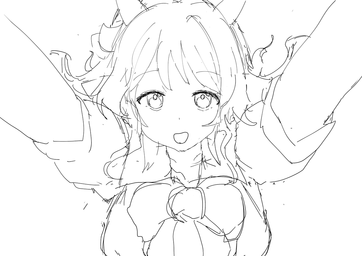 shiken5624's tweet photo. こういう感じのヒシミラクルが描きたかった、伝われ https://t.co/K6xU53wXIA