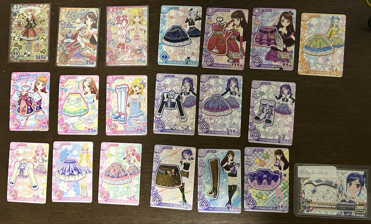AaaR_Mob's tweet photo. 【交換】アイカツ！アンコール アイカツ カード 交換 

譲) 画像1枚目

求) 画像2、3枚目

あおいパラレル(💖)>>通常アクセ(🩷)

郵送でご希望しております。

パラレルの方を優先的に求めております。
条件は難しいと思いますが、可能でしたらお気軽にお声かけください。
🙇‍♀️ https://t.co/HQ5oHjUBZh