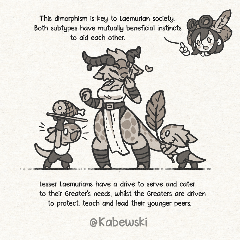 Kabooski01's tweet photo. Laemurians! Both big and small. https://t.co/CdfrMhdzAY