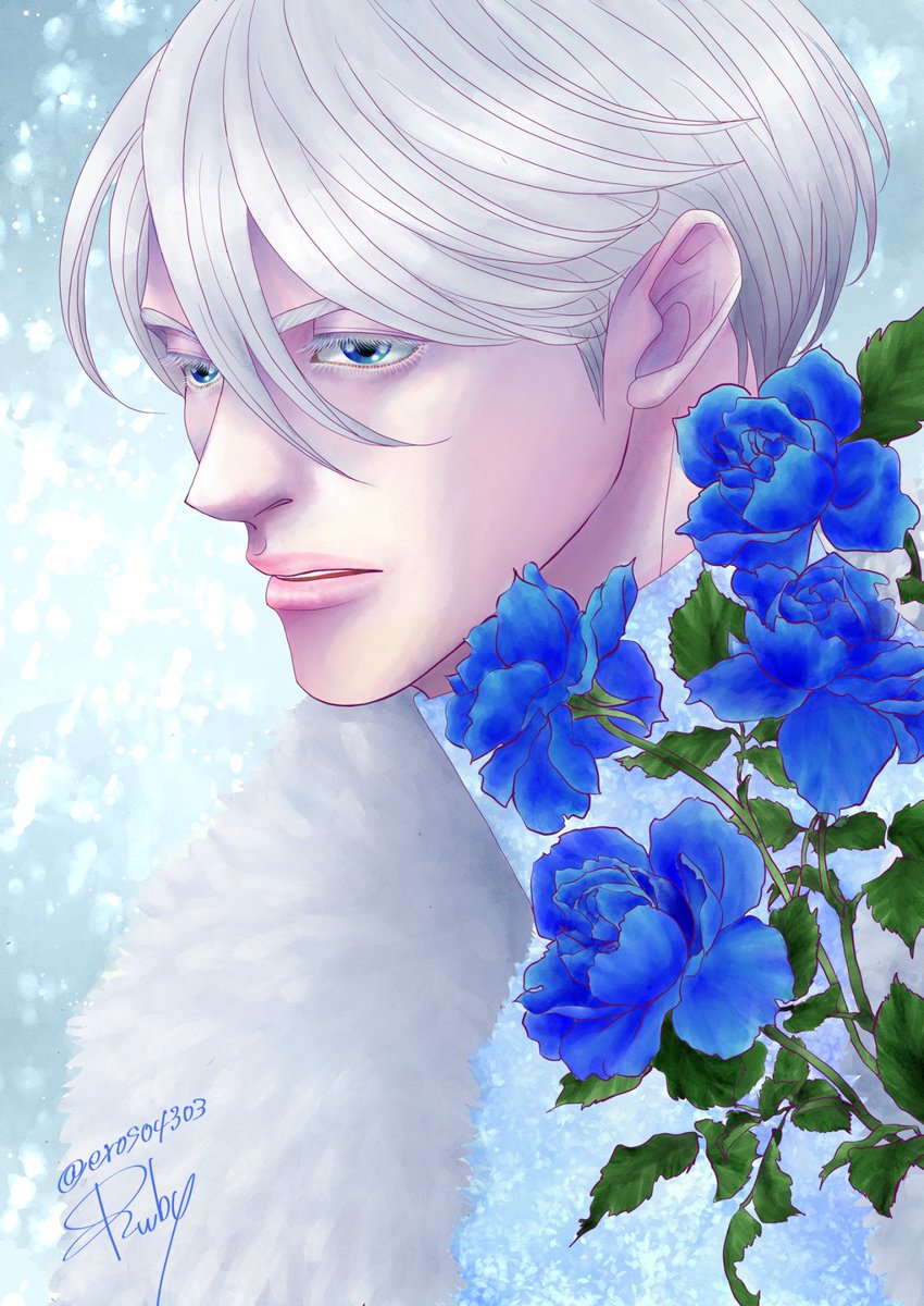 Rubyrose6743's tweet photo. #絵描きさんと繋がりたい #Twitter展覧会  #イラスト描きさんと繋がりたい 
 #YOI  #yurionice  #ヴィクトルニキフォロフ  #VictorNikiforov https://t.co/gTdqslCgSS