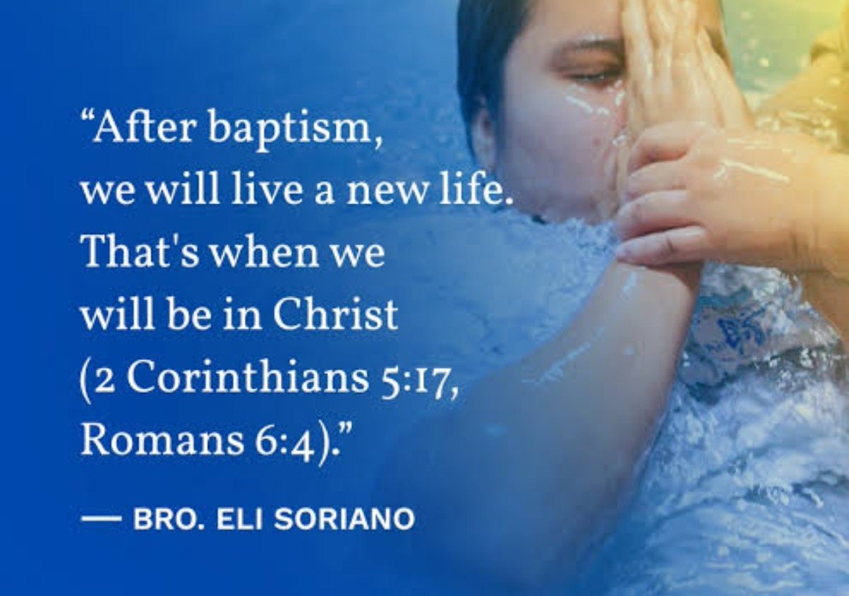 DhionDionisio's tweet photo. Roma 6:4

Mass Indoctrination
Day 14

True Baptism
#PureDoctrinesOfChrist
#GlobalPrayerForHumanity https://t.co/MA2C7MxS44