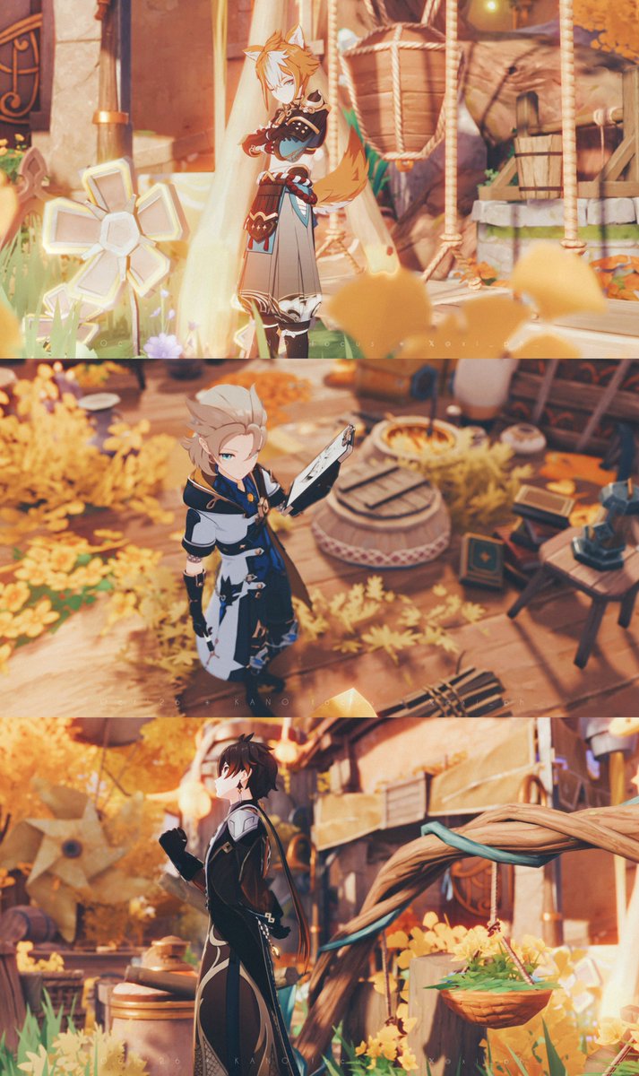 xi_ph_'s tweet photo. 🍁🍂🍯
#原神写真部 https://t.co/c5RmRksN0h