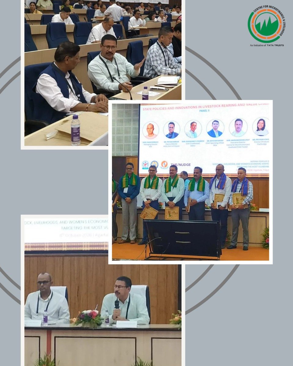 CML_NE's tweet photo. CML’s Executive Director, Mr. Madhabananda Ray, joined the National Conclave on Livestock, Livelihoods &amp; Women’s Economic Agency in Agartala, highlighting livestock vaccination, African Swine Fever (ASF), disease management and evidence-based policy solutions.

#Livestock #ASF https://t.co/7aSBfAqm78