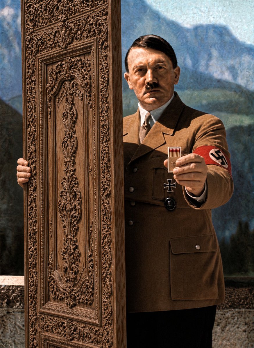 realKalos's tweet photo. "I'm tired and cold, Hitler..."

"Here you go, friend." https://t.co/MOL83IIpRk