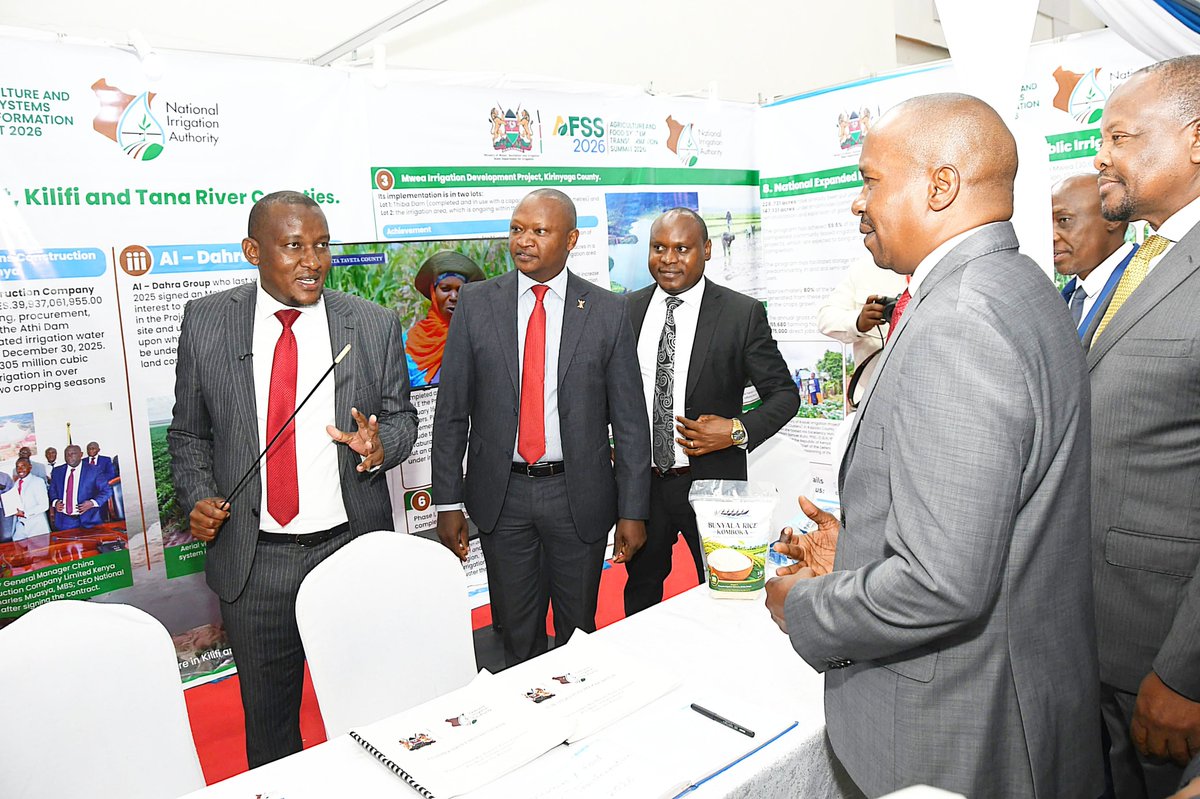 Mataya_Kev's tweet photo. Reliable water can raise agricultural productivity and strengthen food security. PS Ephantus Kimotho is advancing this agenda. The Agriculture Summit provides an opportunity to scale irrigation across more farming communities. #IrrigationTransformation. Water For Food. https://t.co/pQ64bZL1kJ