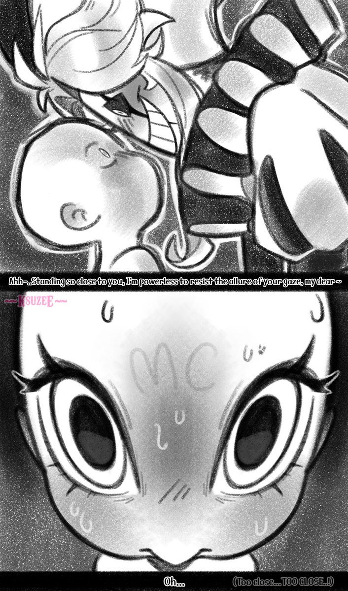 __ksuzee__'s tweet photo. Every time Pierrot standing too close, you can feel his pressure, but what kind of pressure it is - decide for yourself 🫣

#tfc #pierrot #thefreakcircus #thefreakcircusfanart #pierrotxmc #tfcmc https://t.co/jMUMQ0g41c