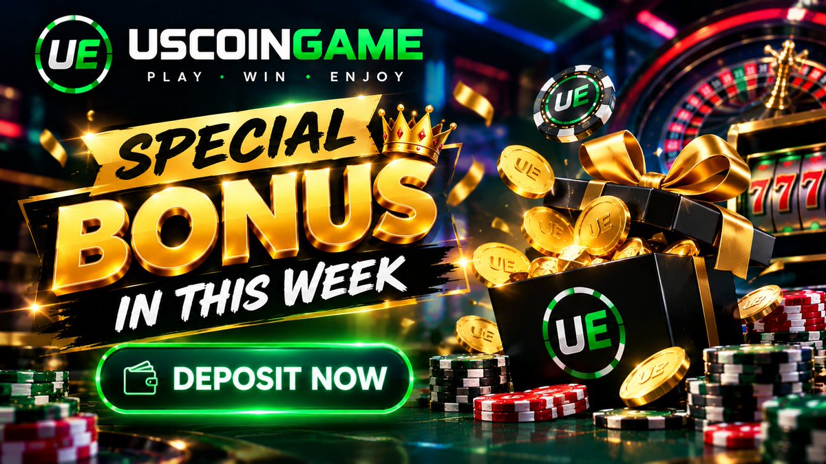 Uscoingame's tweet photo. Special Bonus This Week 🎁 | USCOINGAME

A special bonus is available this week at USCOINGAME. ✨ Check the current offer, bonus terms, and eligibility before depositing

#SpecialBonus #USCOINGAME #WeeklyBonus #CasinoBonus #BonusOffer https://t.co/GxQnJKtw9G