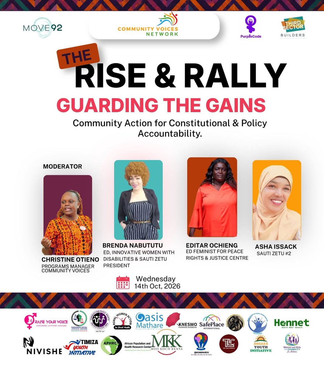 steve_ougo's tweet photo. @oasismathare @TheLegalCaravan @RaiseYourV_oice @SautiZetu254 @Movethe92 @Timiza_CC @AngazaKilifi @RitahAnindo @MokayaKelvinOb @KombeMartha Decisions about our reproductive health laws should never be made in closed boardrooms without our input. We are mobilizing community action to force local implementation of key youth policies. #RiseandRally2026 #WhenTheySeeUs #CommunityVoices https://t.co/xdUW5yp01W