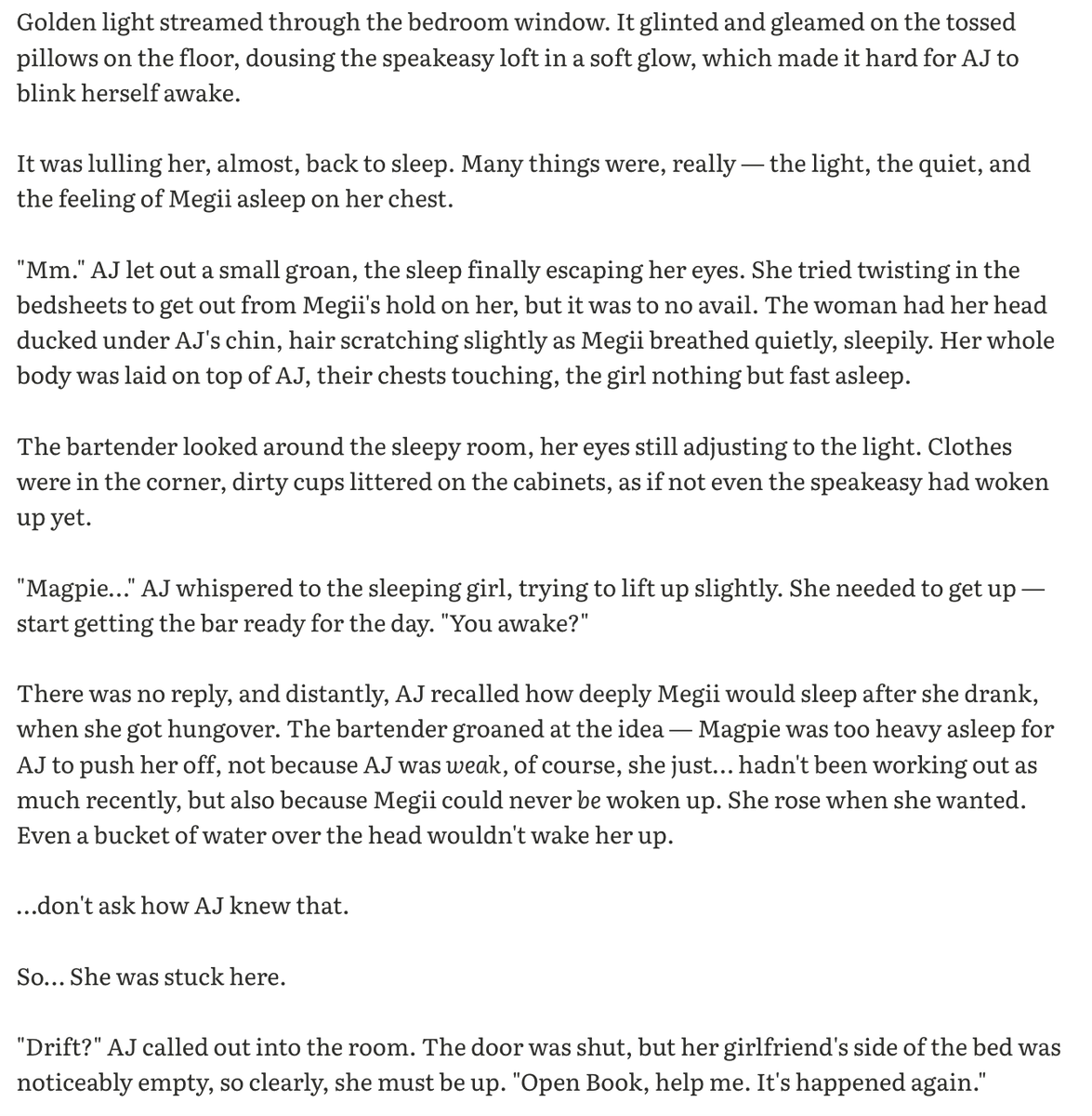 coraalieloo's tweet photo. in honour of my first hate comment in this fandom, here's a rebelroots early morning drabble!! #TheFlight #rebelroots https://t.co/TnSHxCzeLj
