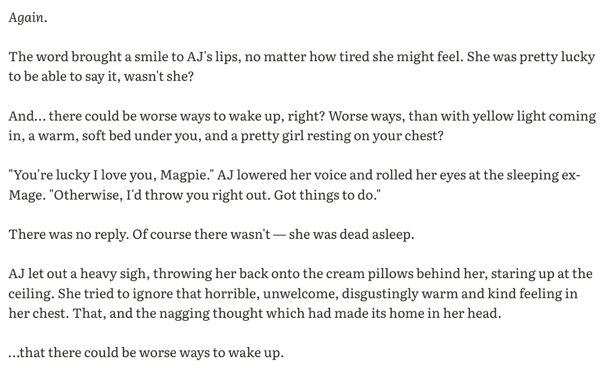 coraalieloo's tweet photo. in honour of my first hate comment in this fandom, here's a rebelroots early morning drabble!! #TheFlight #rebelroots https://t.co/TnSHxCzeLj