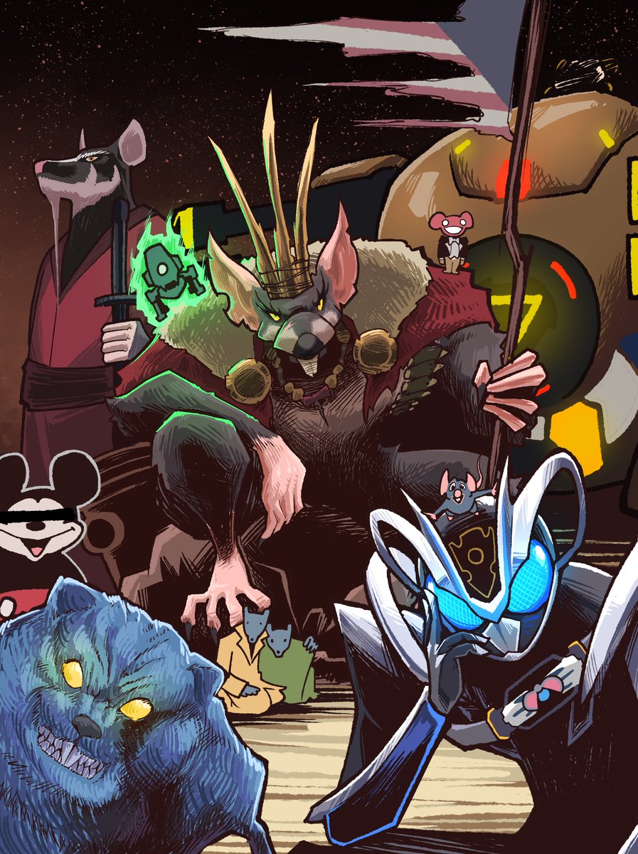 heavynalmuck's tweet photo. deadlock rat king https://t.co/xahHaxTjpC