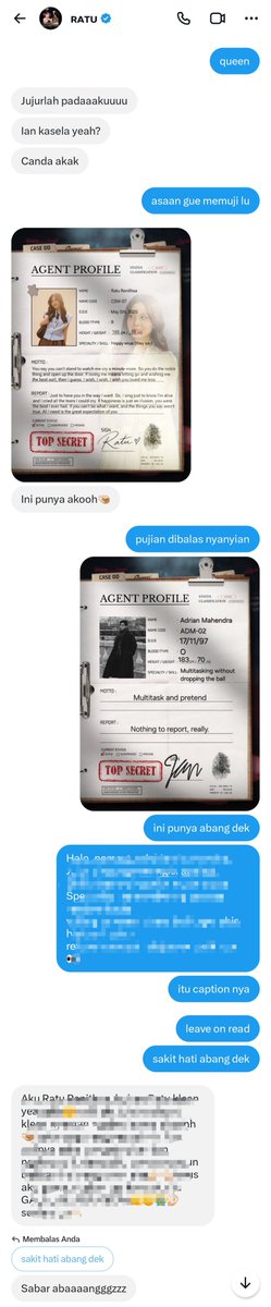 agentXZHAN's tweet photo. 3. Agent R
ps : sisanya bukan buat umum https://t.co/MmfwiAamRJ