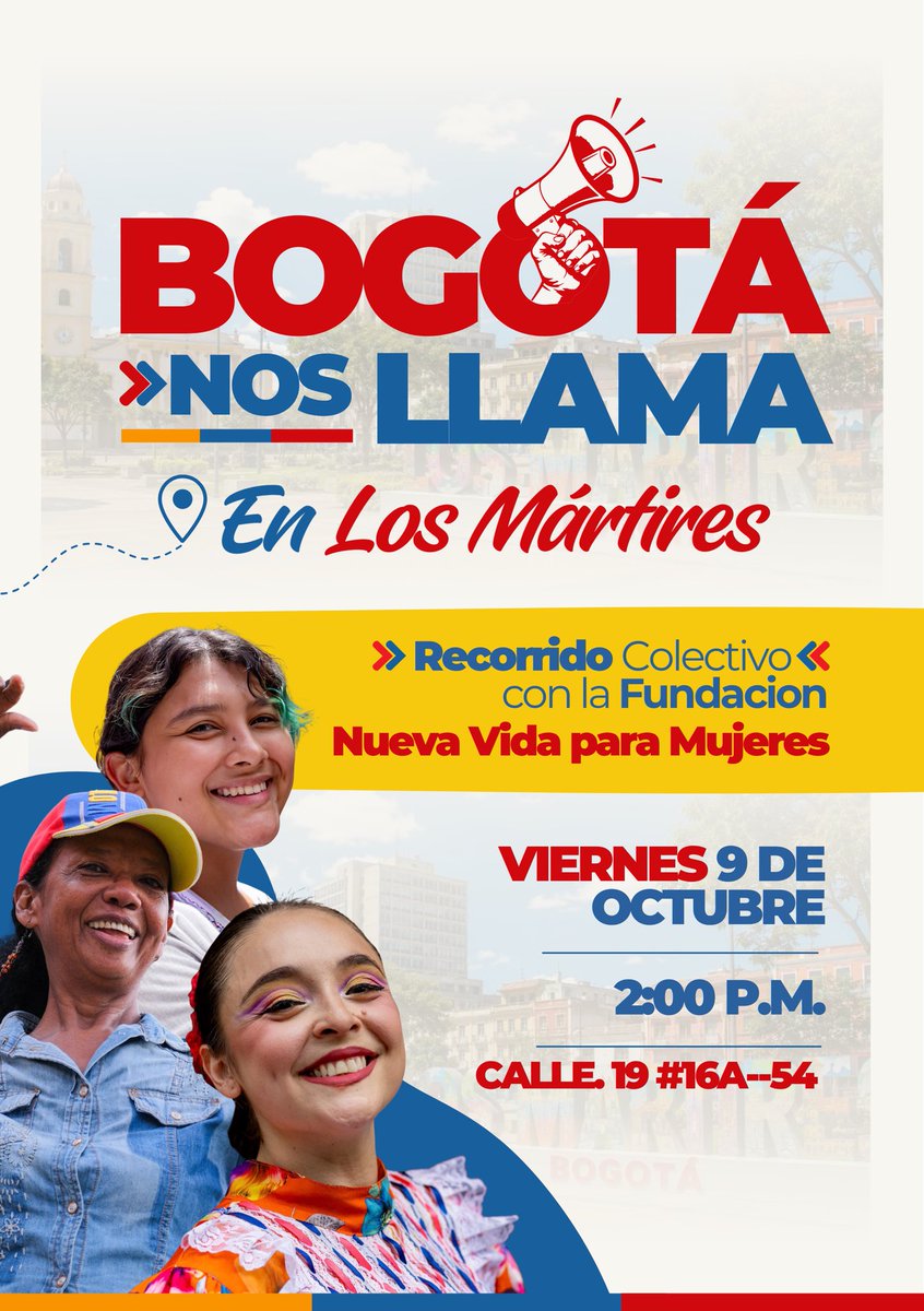 RodriguezAmayaM's tweet photo. #Bogotá. Nos vemos en nuestros recorridos colectivos por Rafael Uribe Uribe (9:00 am) y Mártires (2:00 pm), recorreremos las huertas y los procesos productivos de la economía popular y comunitaria. Conversemos para construir el Programa Progresista para Bogotá. #BogotaNosLlama https://t.co/oH5nfMeSeV
