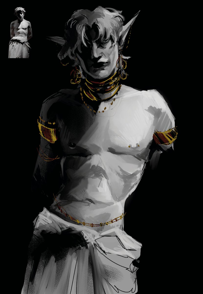 FDesuka's tweet photo. A little oc study I did yesterday :)
#oc #art #originalcharacterart #dnd #dndcharacter #artists #fantasy #fantasyart https://t.co/DLctzNZWPI
